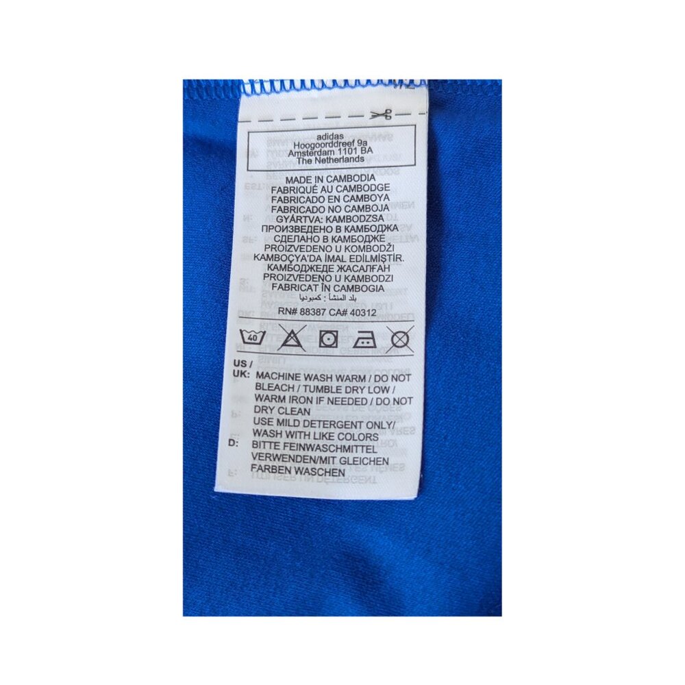 Adidas FIFA Club World Cup 25 Volunteer T-Shirt Royal Blue Size M EUC - Picture 4 of 5